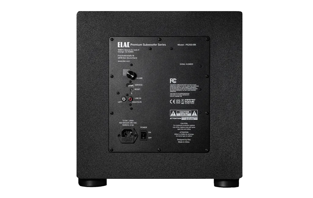 Сабвуфери Elac PS250-BK