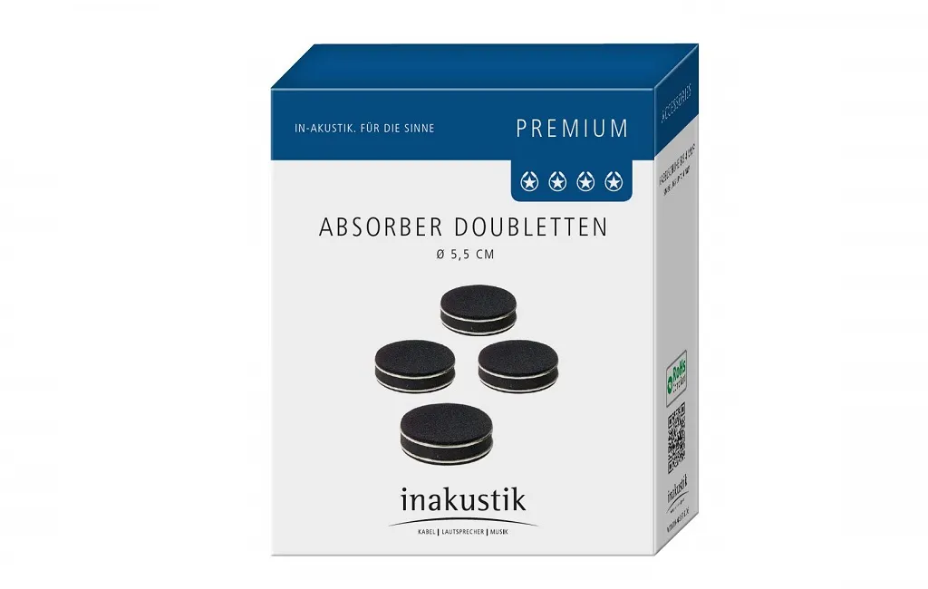 Антивибрационные подставки для аппаратуры Inakustik Premium Doublette Chrom Set 4