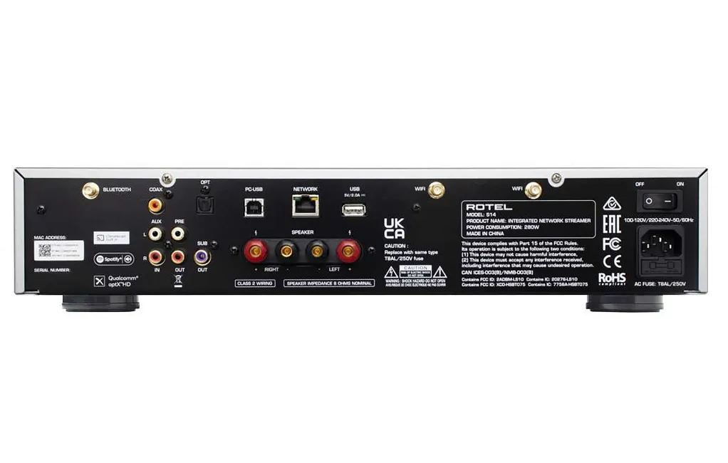 Стерео усилители Rotel S14 Black