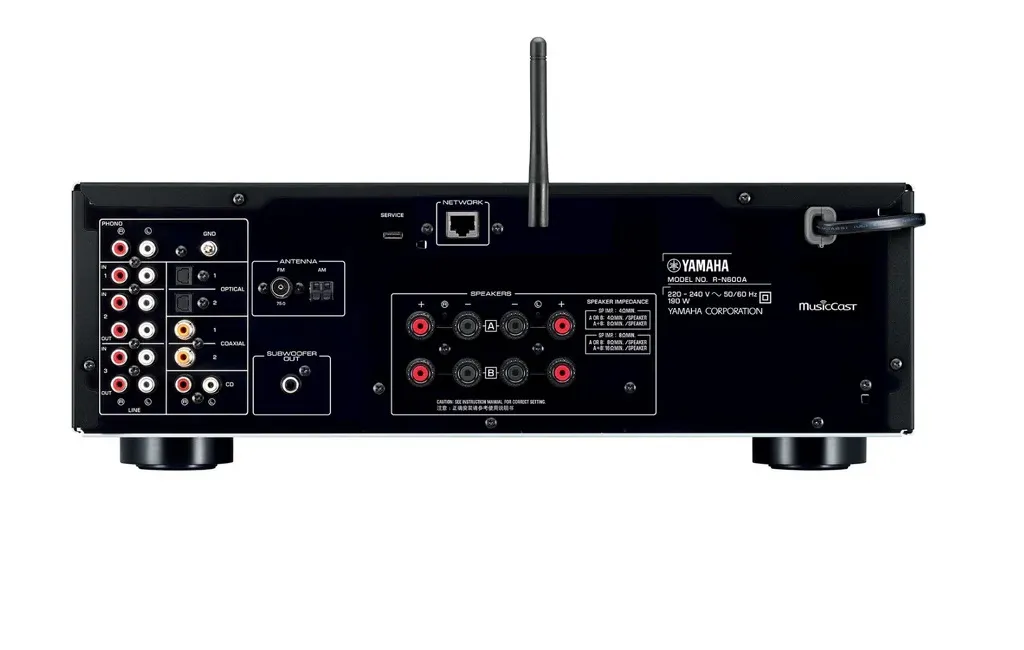 Стерео ресивер Yamaha R-N600A Black