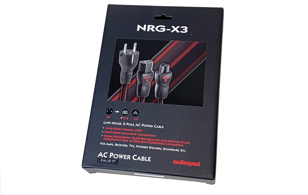 Силовые кабели AUDIOQUEST power 2.0m NRG-X3 EU - C13