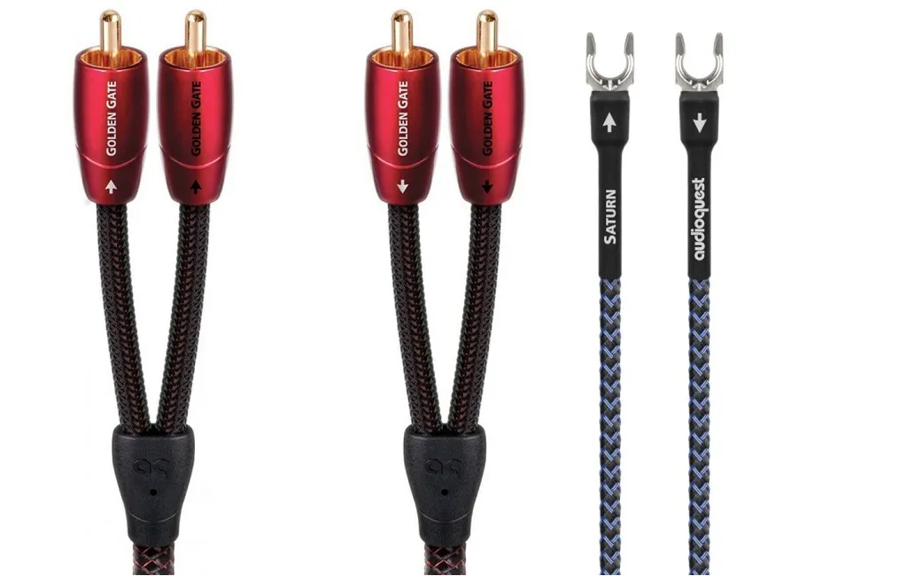 Phono кабелі AUDIOQUEST 1.5m GOLDEN GATE TURNTABLE