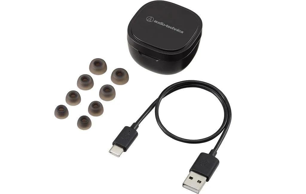 Наушники беспроводные (Bluetooth) Audio-Technica ATH-SQ1TW Black