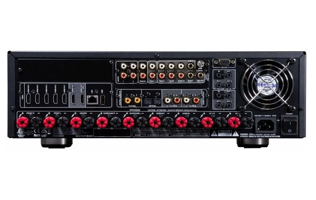 AV Ресівери NAD T778 A/V Surround Sound Receiver with AirPlay