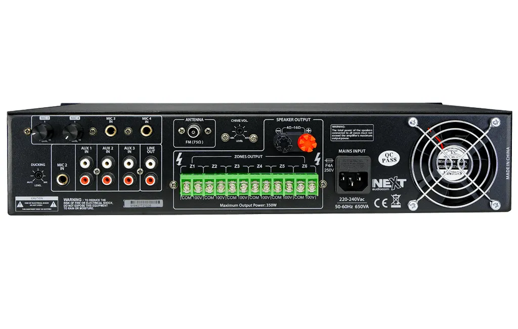 Трансляційні підсилювачі NEXT Audiocom MX350