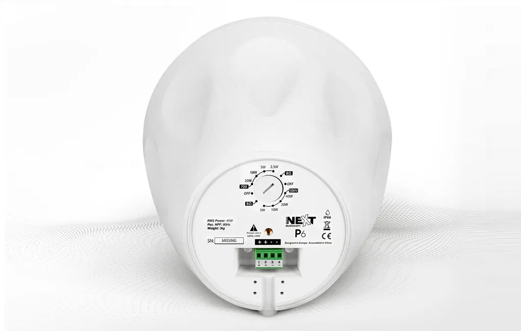 Трансляционная акустика NEXT Audiocom P6W 6.5" Wall Sound Projector Black