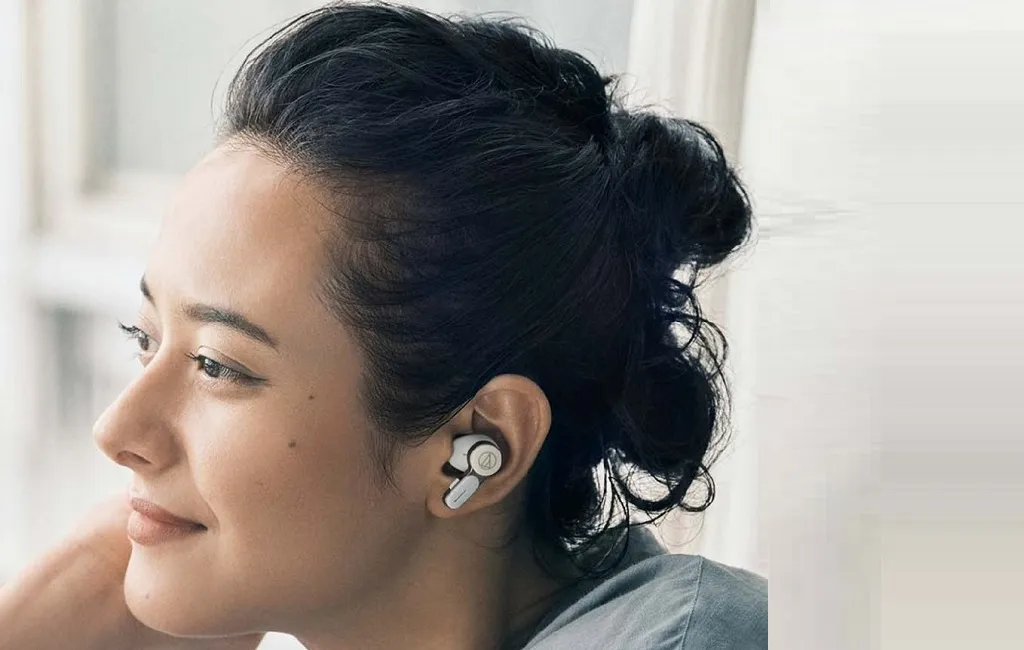 Наушники беспроводные (Bluetooth) Audio-Technica ATH-TWX7 White