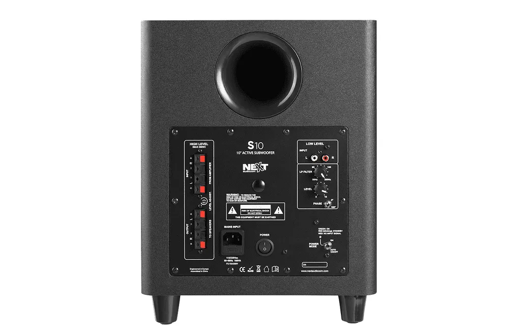 Сабвуфери NEXT Audiocom S10 10" Active Subwoofer Black