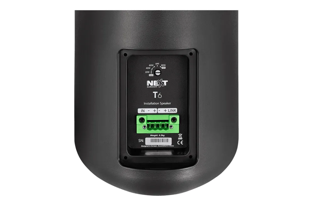 Всепогодная акустика NEXT Audiocom T6 Black