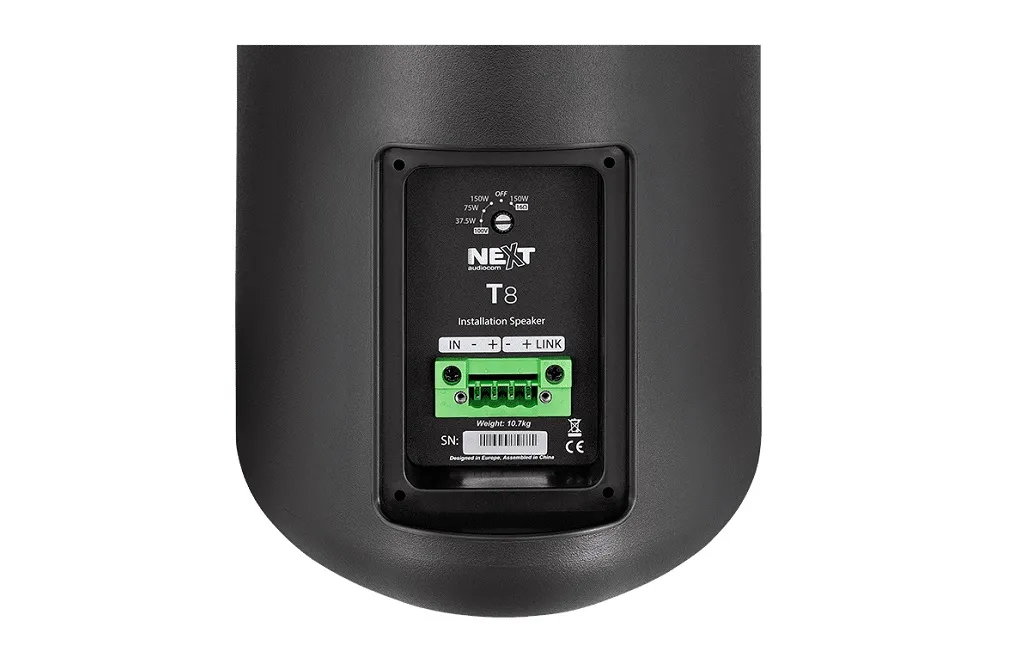 Всепогодная акустика NEXT Audiocom T8 Black