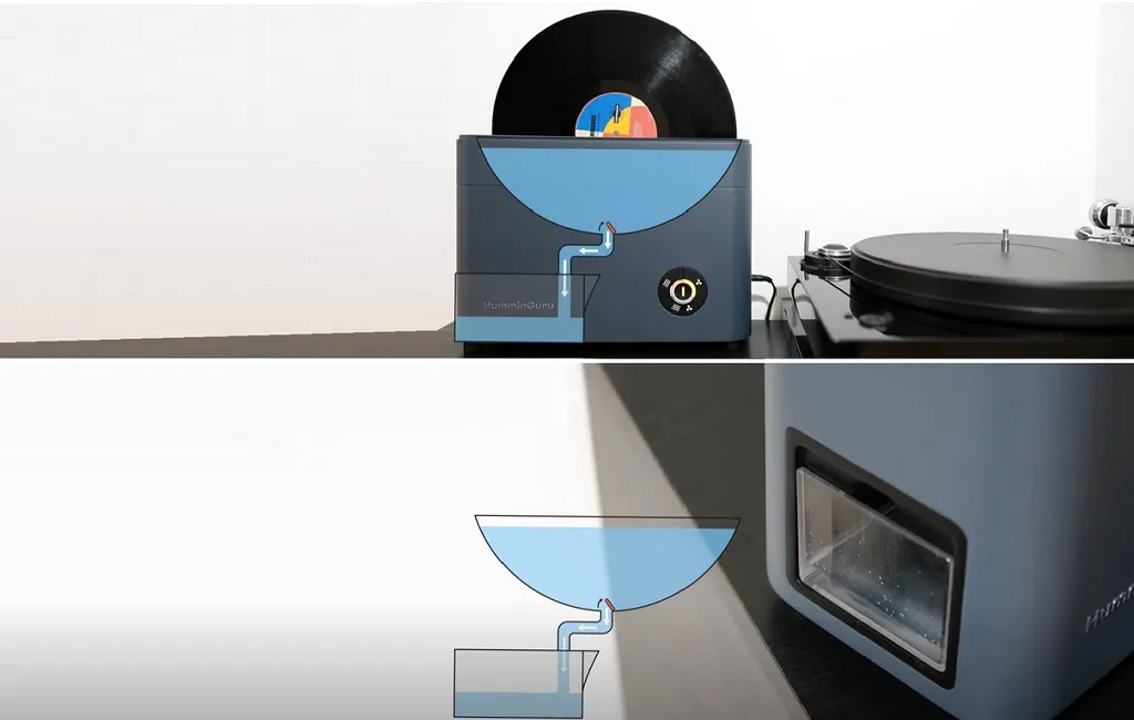 Мийки для вінілу HumminGuru Ultrasonic Vinyl Record Cleaner Dark Grey