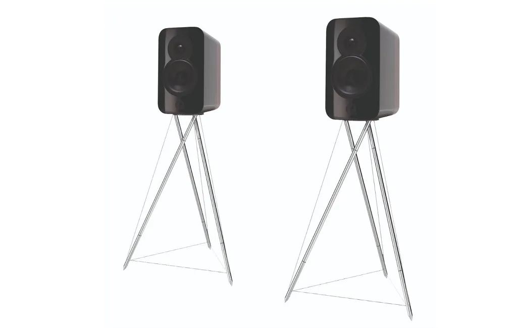 Полочна акустика Q Acoustics CONCEPT 300 BLACK & ROSEWOOD PAIR With Stands (QA2730)