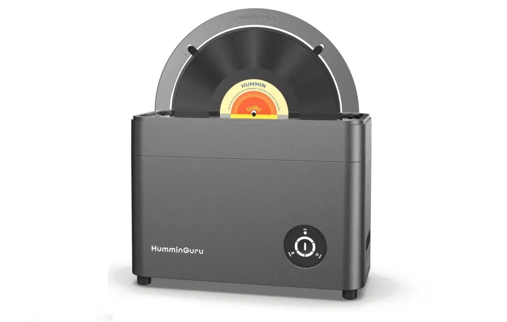 Мойки для винила HumminGuru Ultrasonic Vinyl Record Cleaner Bundle (With 7"&10" Record Adapter) Dark Grey