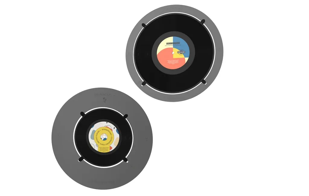 Мойки для винила HumminGuru Ultrasonic Vinyl Record Cleaner Bundle (With 7"&10" Record Adapter) Dark Grey