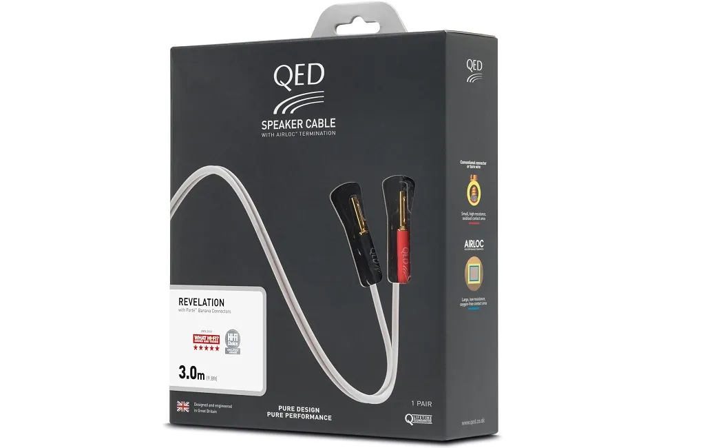 Акустические кабели QED Revelation Pre-Term Speaker Cable 2m (QE1440)