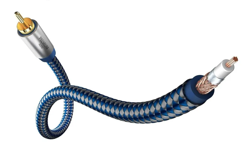 Кабелі сабвуферні Inakustik Premium Audio Mono SUB 5,0m