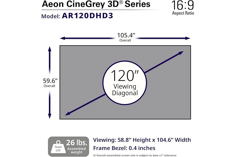 Экраны для проекторов Elite Screens AR120DHD3