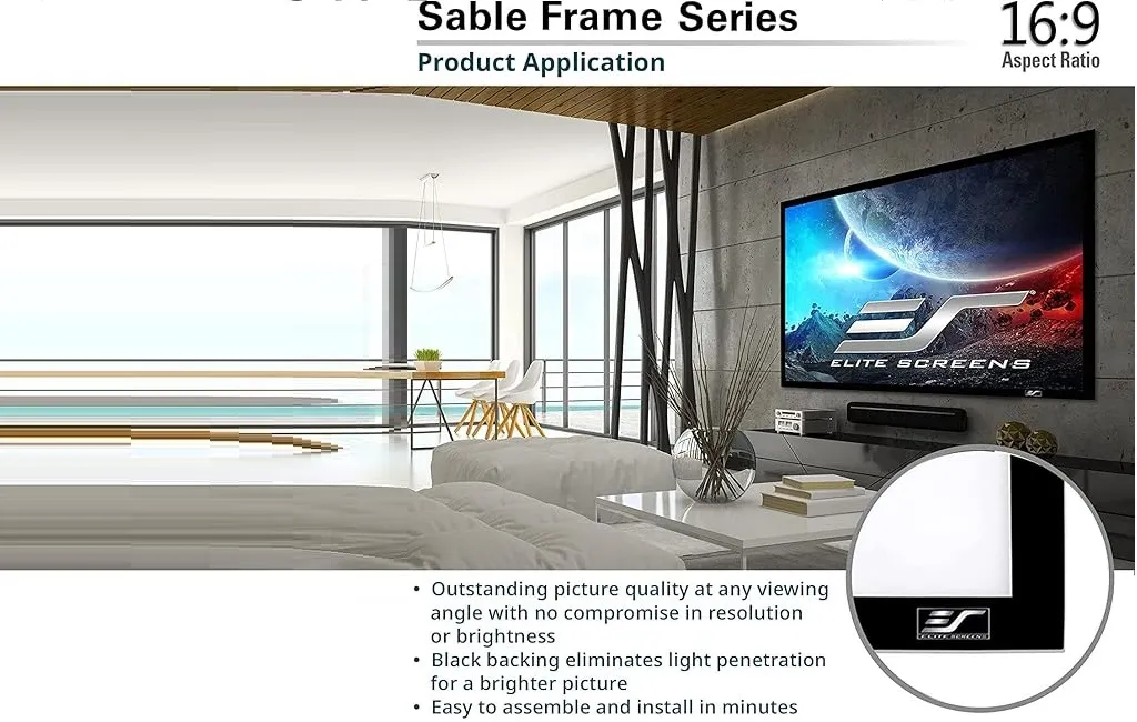 Экраны для проекторов Elite Screens ER120WH1