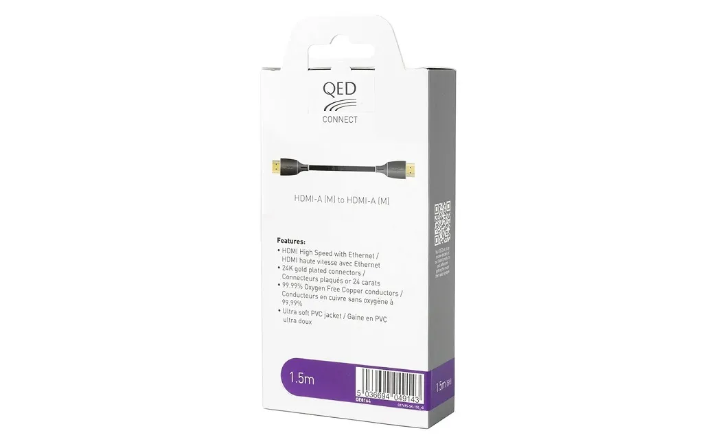 HDMI кабели QED CONNECT 4K HDMI 1.5M (QE8164)