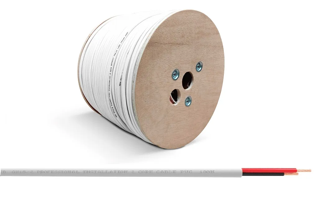 Акустичні кабелі QED QX16/2 100M WHITE PVC FLAME-RET (QE4130)