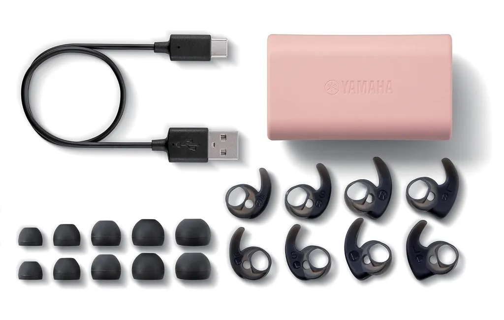 Наушники беспроводные (Bluetooth) Yamaha TW-ES5A Pink