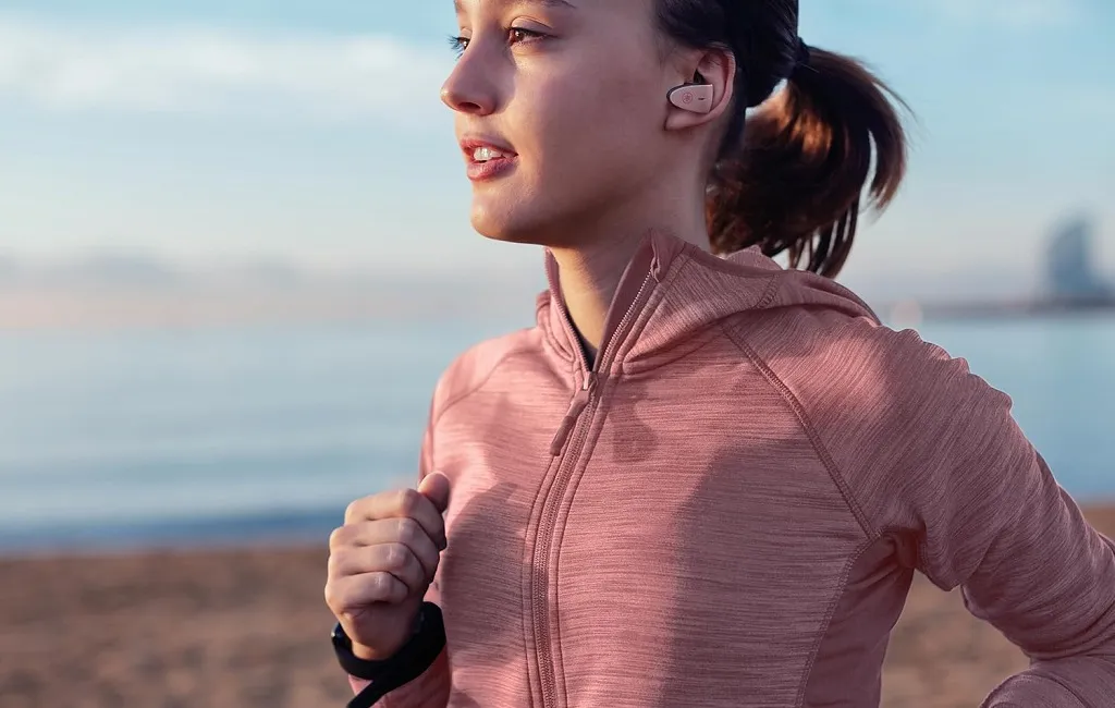 Наушники беспроводные (Bluetooth) Yamaha TW-ES5A Pink