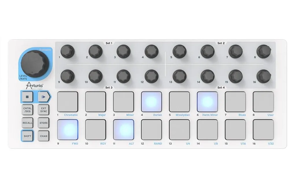 MIDI-клавіатури Arturia BeatStep White Edition