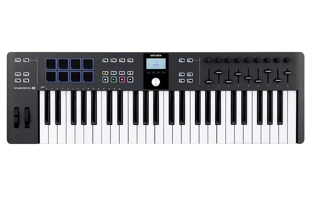 MIDI-клавіатури Arturia KeyLab Essential 49 mk3 (Black)