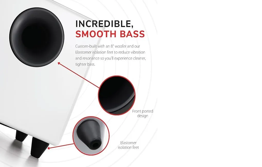 Сабвуферы  Audioengine S8-White