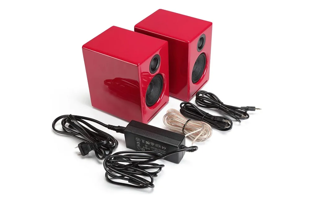 Активная полочная акустика Audioengine A2+BT Red