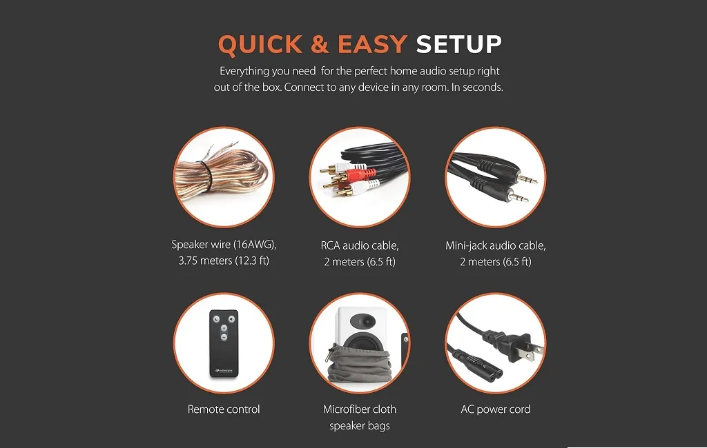 Активная полочная акустика Audioengine A5+ Black