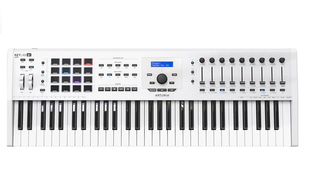 MIDI-клавиатуры Arturia KeyLab 61 MkII White