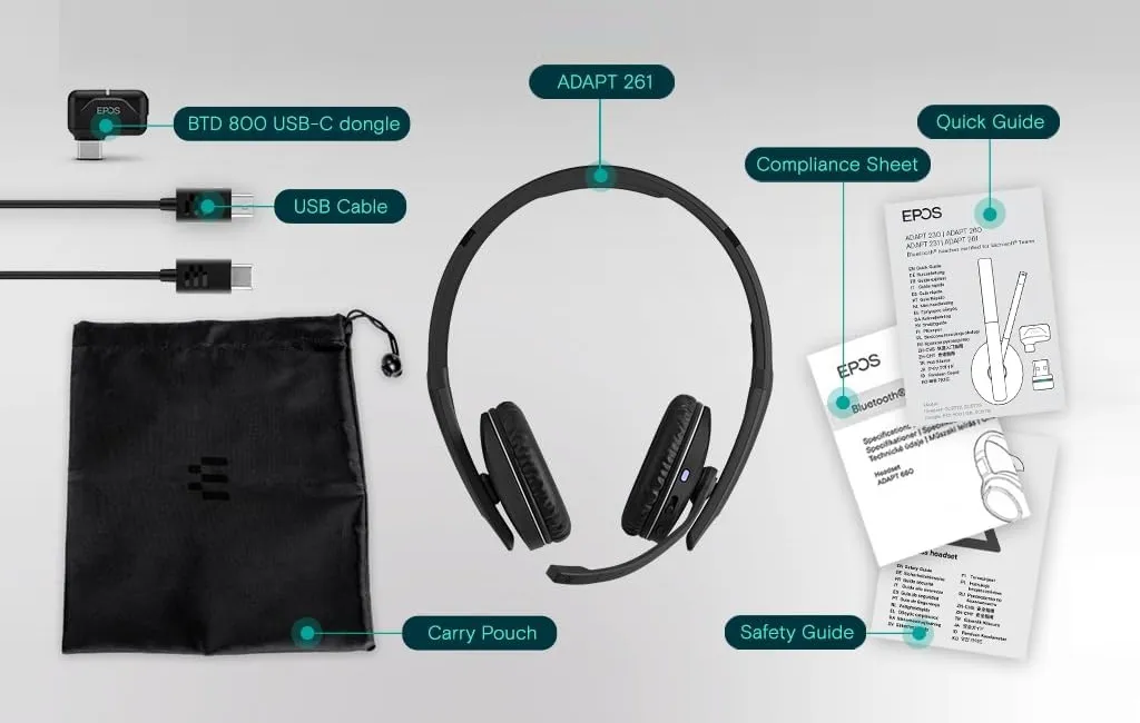 Навушники гарнітура EPOS ADAPT 261