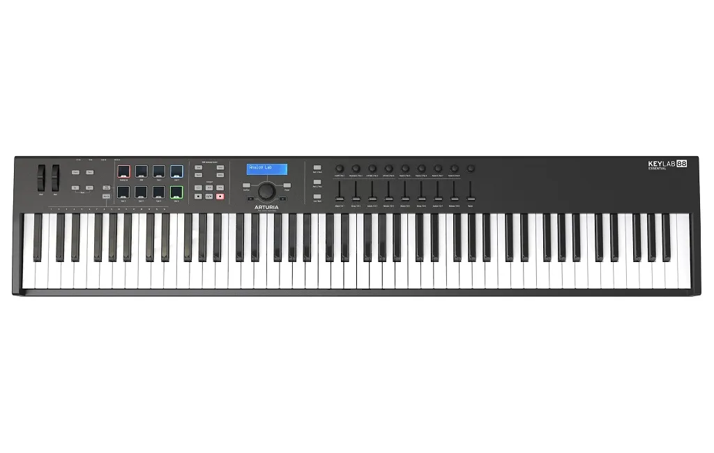 MIDI-клавіатури Arturia KeyLab Essential 88 Black Edition + Arturia Pigments