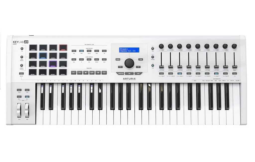 MIDI-клавиатуры Arturia KeyLab 49 MkII WHITE