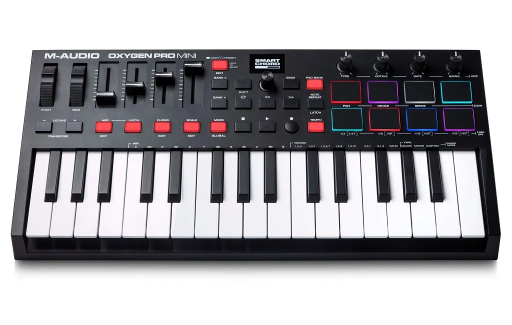 MIDI-клавиатуры M-AUDIO Oxygen Pro Mini