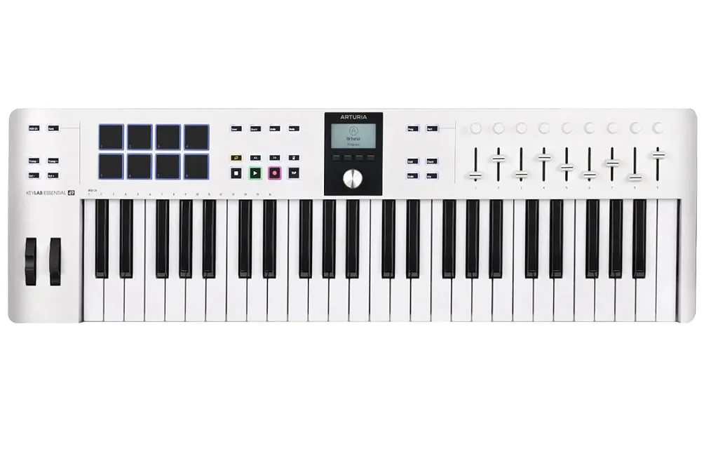 MIDI-клавіатури Arturia KeyLab Essential 49 mk3 (White) + Arturia Pigments