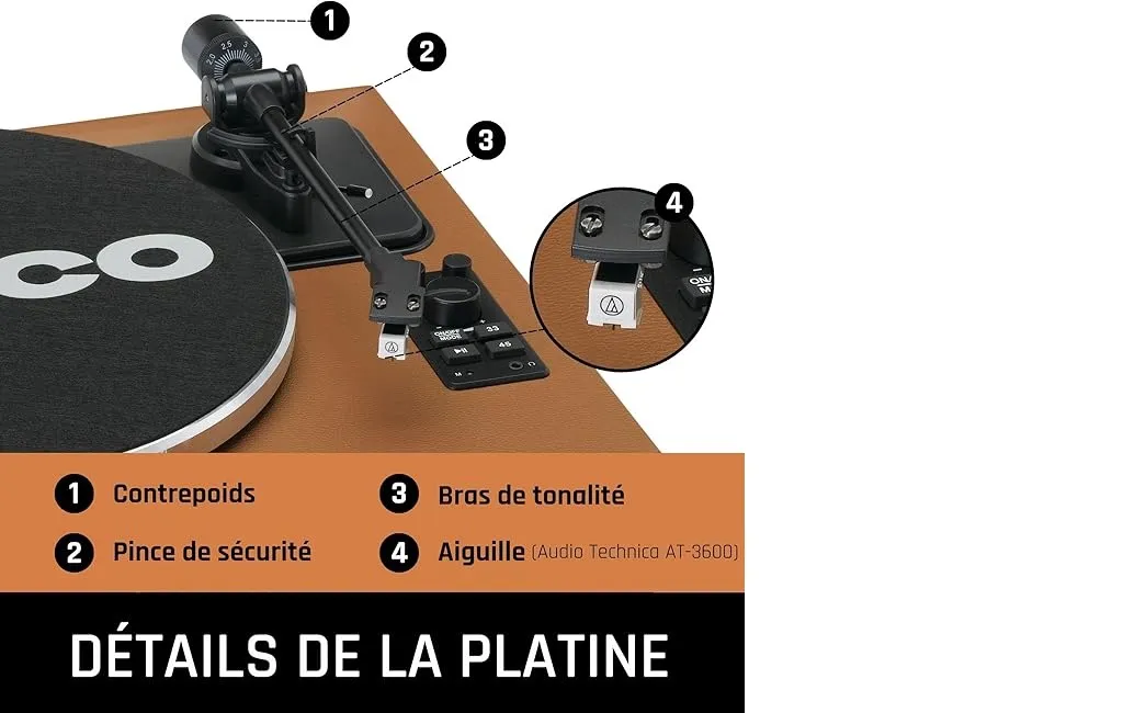 Проигрыватель винила Lenco LS-430BN