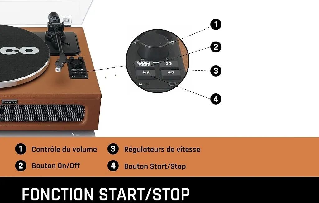 Проигрыватель винила Lenco LS-430BN