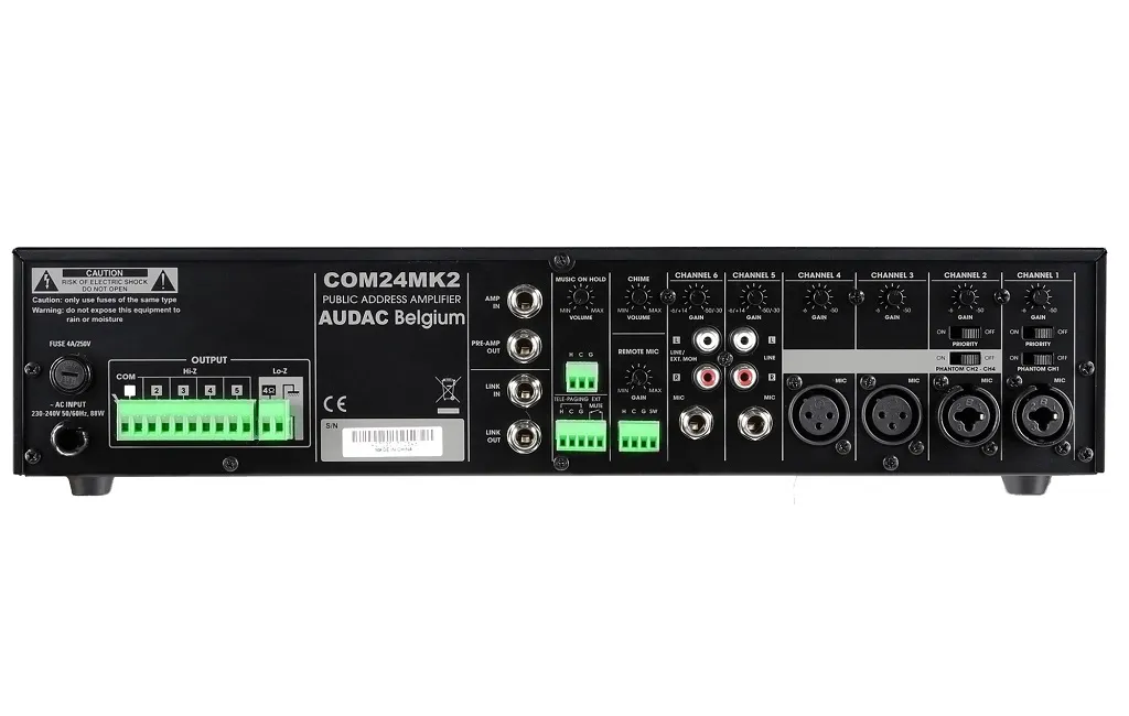 Трансляционные усилители Audac COM24MK2 Black