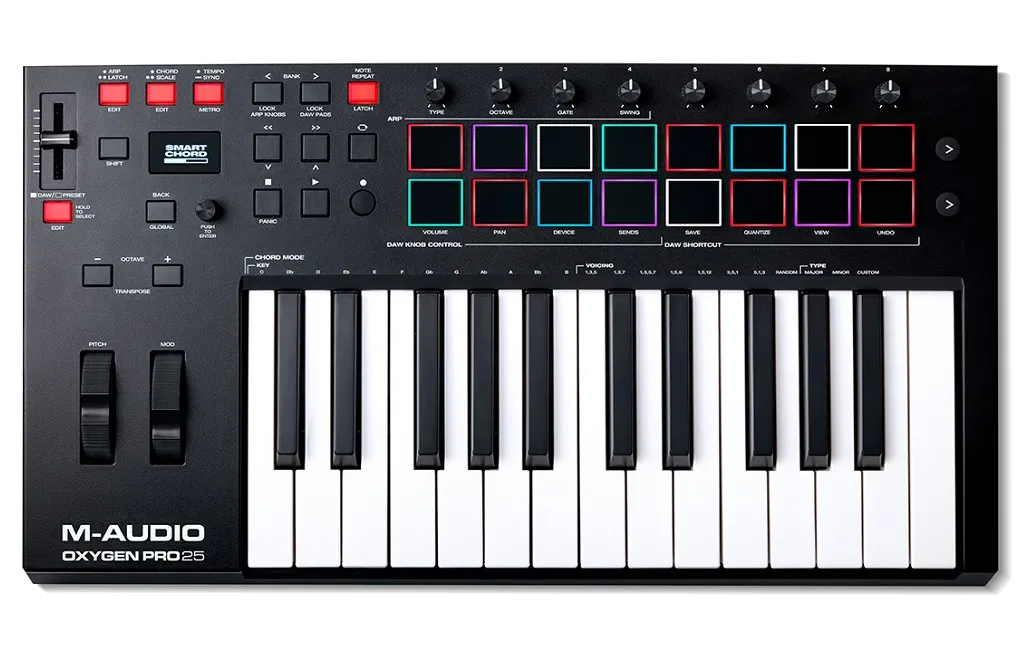 MIDI-клавиатуры M-AUDIO Oxygen Pro 25