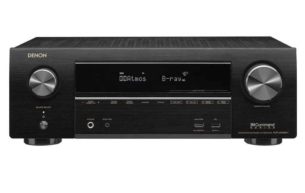 AV Ресівери Denon AVR-X1600H (7.2 сh) Black