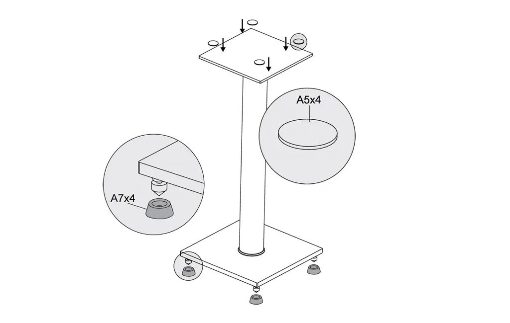Стійки під акустику TAGA Harmony TSS-76G