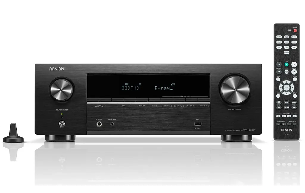 AV Ресиверы  Denon AVR-X580BT (5.2 сh) Black