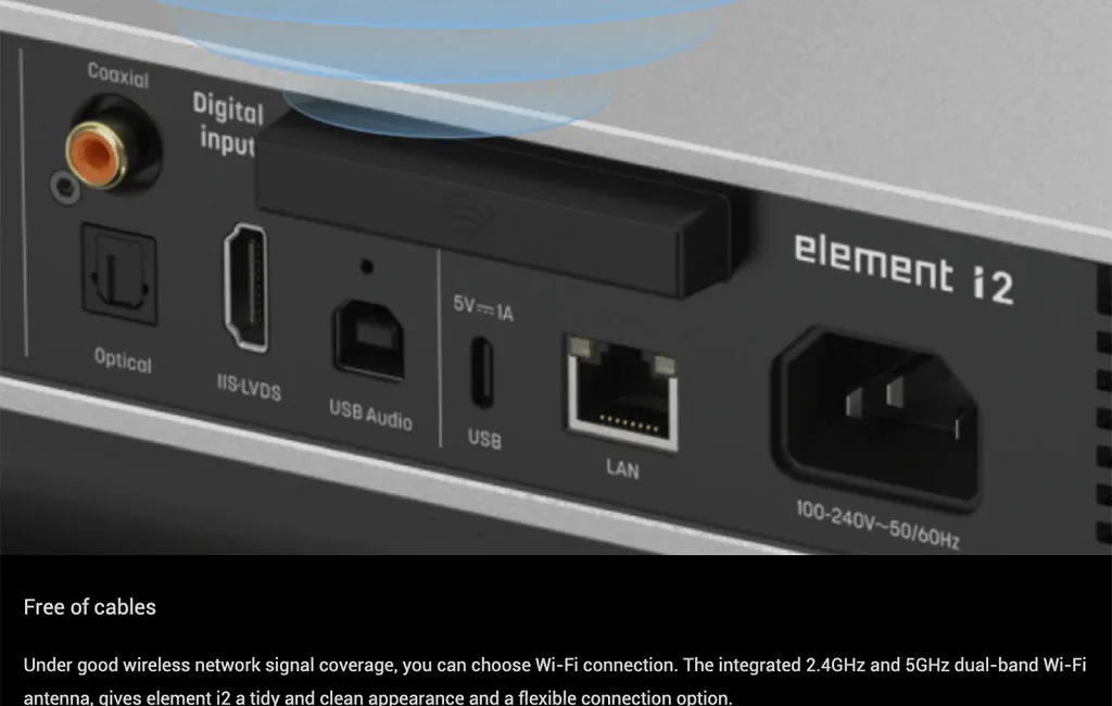 Сетевой плеер Matrix Audio Element i2 Silver