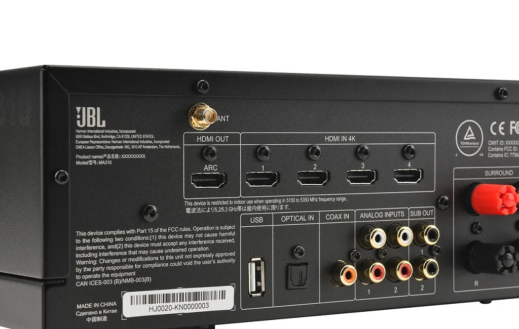 AV Ресівери JBL MA310 Black