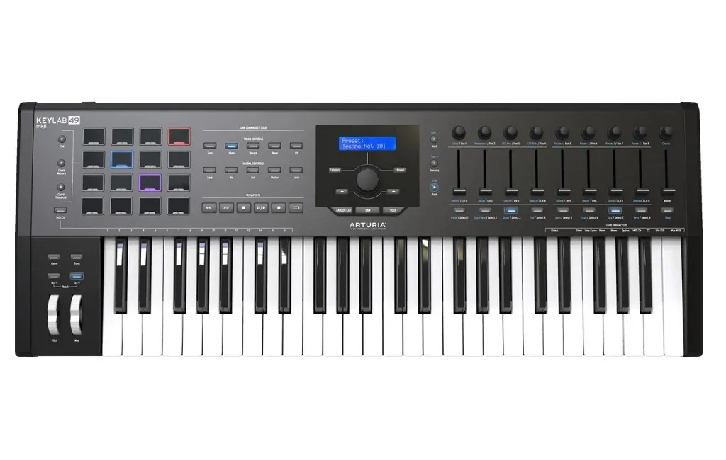 MIDI-клавіатури Arturia KeyLab 49 MkII Black Edition + V Collection 8.2