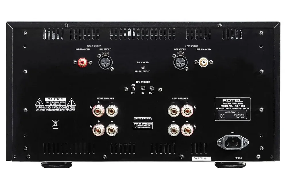 Усилители мощности Rotel RB-1590 Black