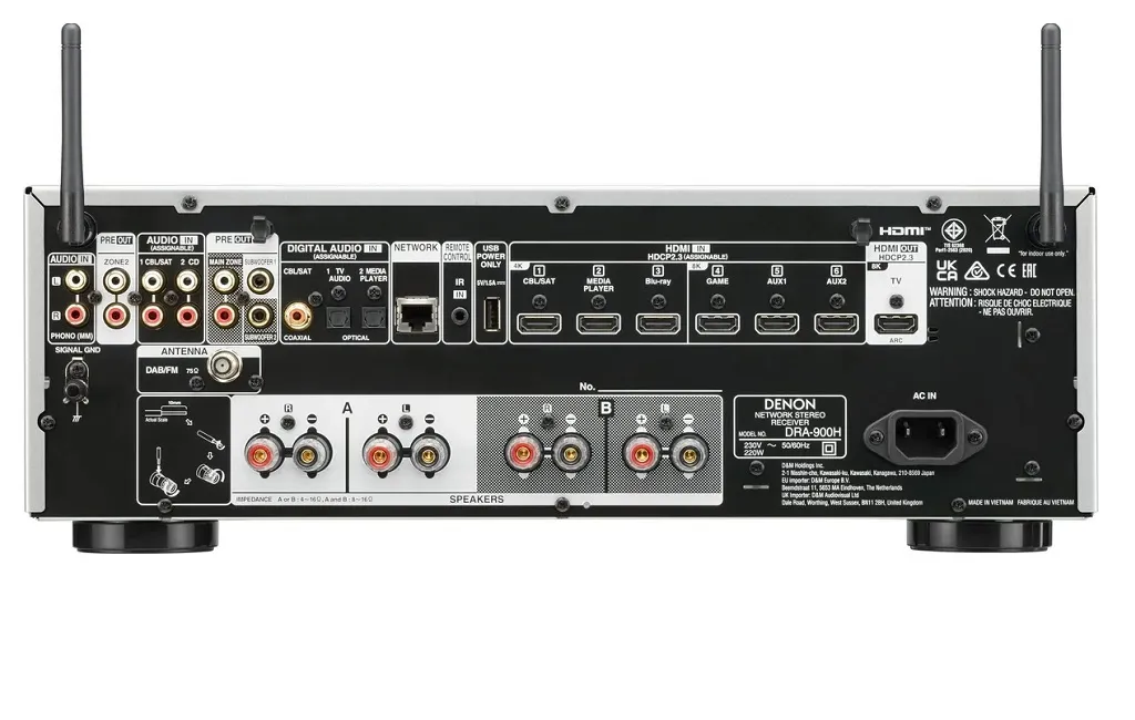 Стерео ресивер Denon DRA-900H Black