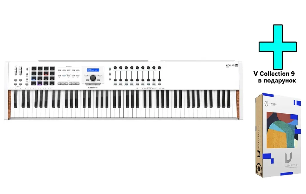 MIDI-клавиатуры Arturia KeyLab 88 MkII + V Collection 9